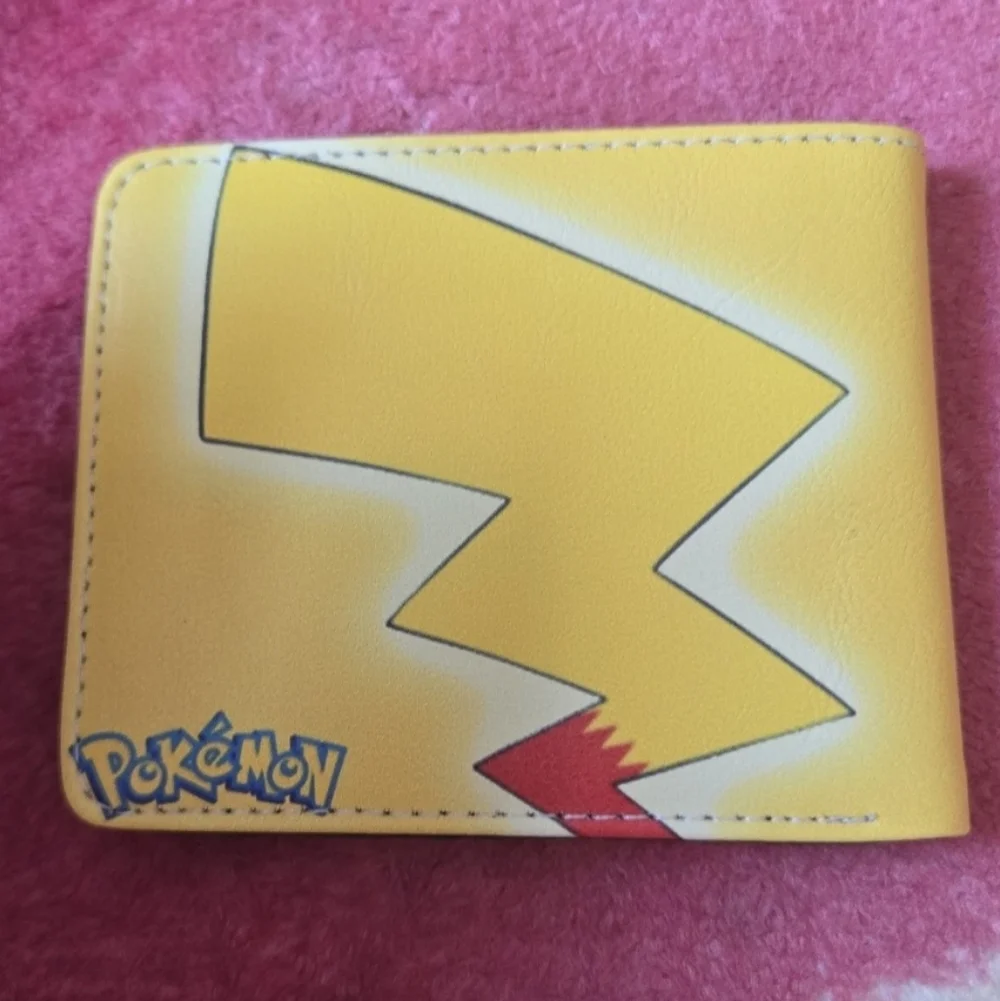 New Pikachu pokemon nintendo anime manga leather wallet
